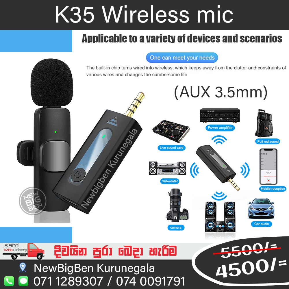 K35 Wireless Microphone New Big Ben